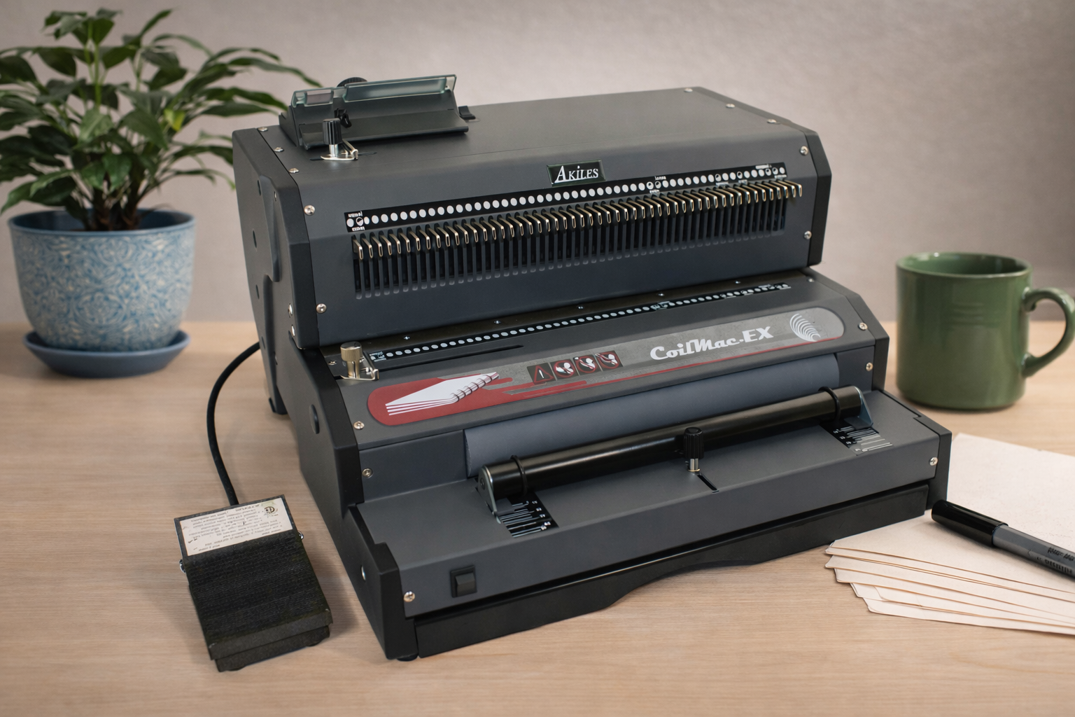 CoilMac EX PRO Electric Punch with Easy Roller Electric Inserter