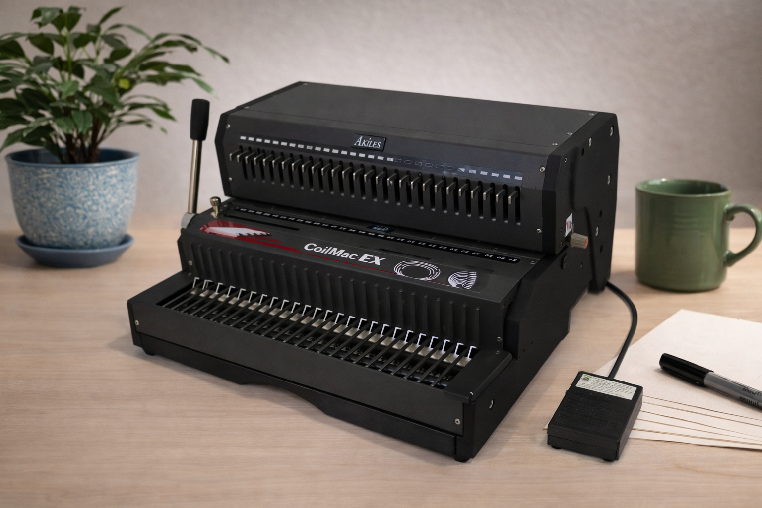 CombMac-EX 24 Electric Punch Manual Bind by Akiles – Powerful Electric Punch