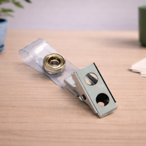 Metal Bulldog Gator Clip w/ PVC strap